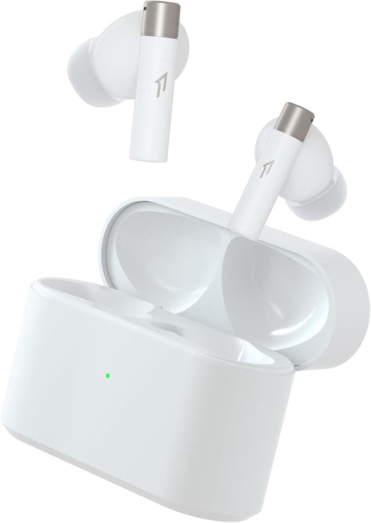 1MORE PistonBuds PRO Q30 True Wireless Active Noise Canceling Headphones Spatial Audio Earbud, Bluetooth 5.3, 6 Mics, EQ, Deep Bass, 30h Playing Time, Adaptive ANC Ear Buds White