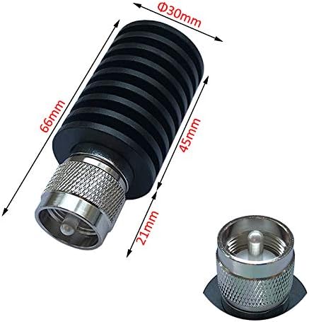 BECEN 25 Watt PL259 Dummy Load - 25W UHF DC to 1.0Ghz 50 ohm Termination Load for Ham Radio Lower VSWR (25 Watt)
