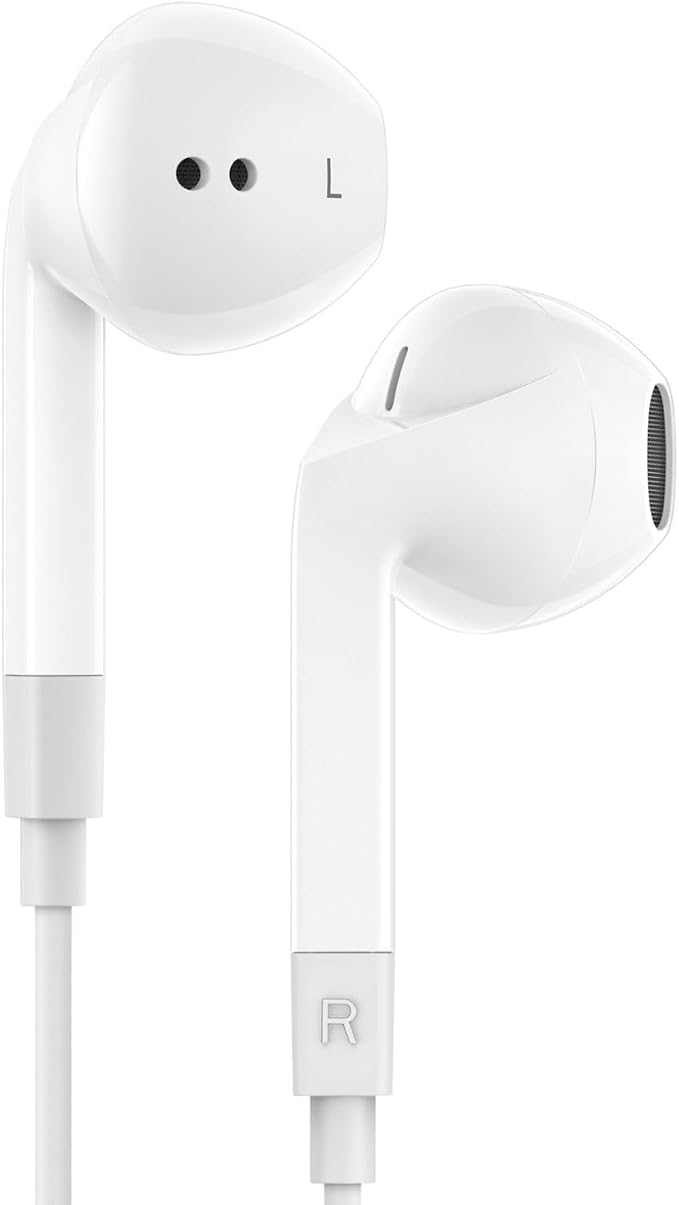 LUDOS FEROX 3 Pack Wired Earbuds in-Ear Headphones, 5 Year Warranty, Earphones with Microphone, Noise Isolation for 3.5mm Jack Ear Buds for iPhone, Samsung, Computer, Laptop, Kids, School Students