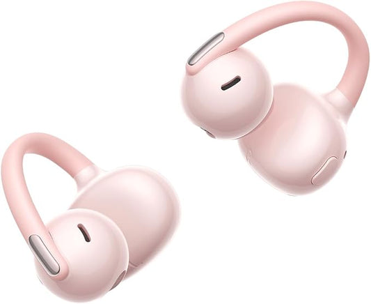 Baseus Bowie MC2 Air Open Ear Clip-on Earbuds, CloudComfort Air Cushions for Workout Running, 11mm Drivers Super Bass 2.0, IP67 Waterproof, 40H Playtime, Flexible Secure Fit Earbuds