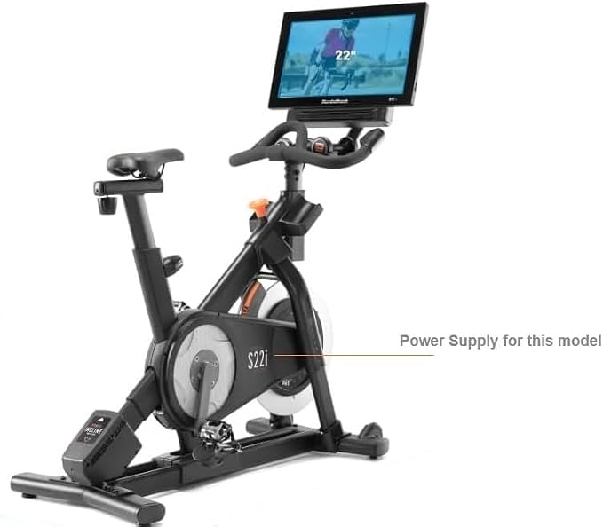 AC Adapter Compatible with NordicTrack Commercial S22i Studio Cycle Bike