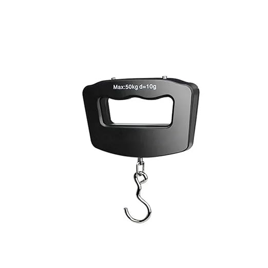 5pcs 50kg/10g Digital Luggage Scale with Backlight - Portable Suitcase Travel Weighing