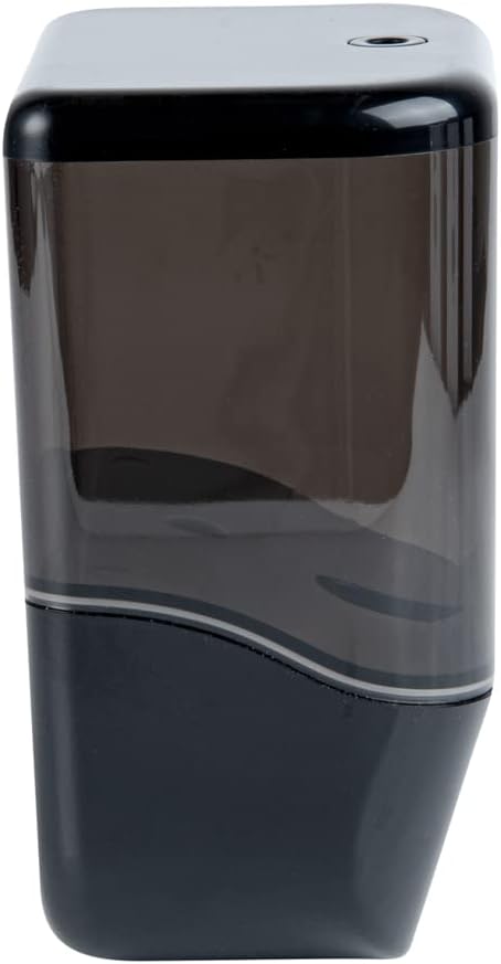 Restaurantware Clean Tek Professional 34 Ounce Automated Soap Dispenser 1 Touchless Wall-Mountable Soap Dispenser - With Security Key Black Plastic Soap Dispenser Transparent For Liquid Soap
