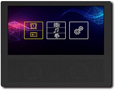 Santek Medicine Reminder Alarm Day Clock Calendar Digital Picture Frame with Big Clear Color Display for Senior Kids Dementia Alzheimer's Memory Loss and Forgetful Minds with AC Adapter (Black)