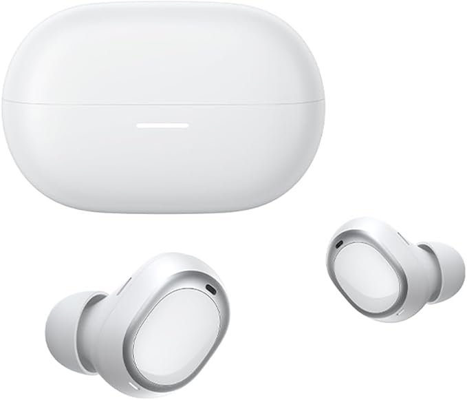 QCY MeloBuds A30 Aadptive Active Noise Cancelling Wireless Earbuds, 8 Mics ENC Clear Call Ear Buds, 60dB ANC Hi-Res Audio Bluetooth 6.0 Headphones, Comfort Lightweight, IPX5 Waterproof Earphone