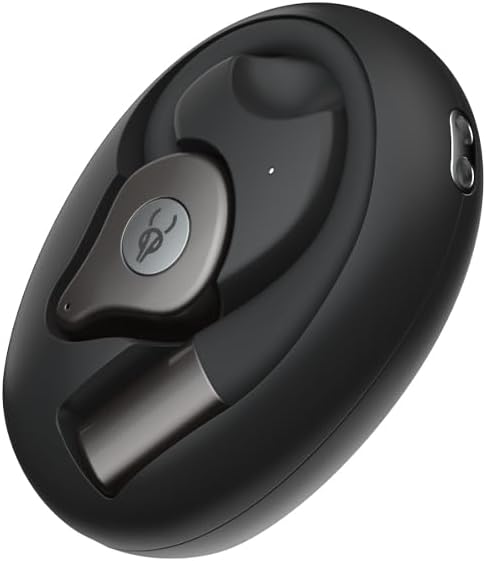 Sabbat Q12 Jurassic-Themed Open-Ear Bluetooth 5.4 Headphones, Ear-Hook Wireless Earbuds, Non-in-Ear Sport Running Earphones, High-Fidelity Sound, Noise Cancelling, 2026 (Ink Black)