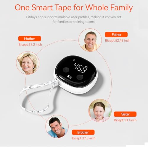 Fitdays Smart Body Tape Measure ，Fitdays Smart Digital Height Measuring