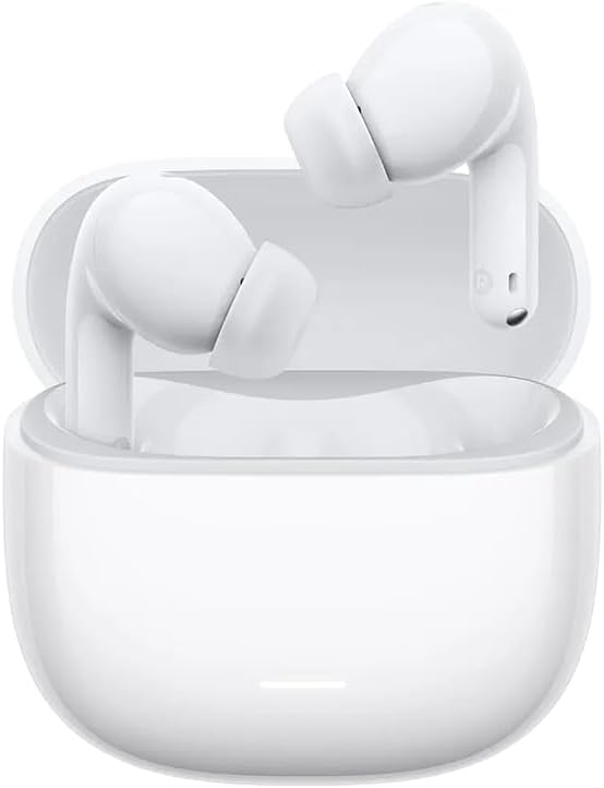 Redmi Buds 8 Lite Wireless Earbuds, 42dB Hybrid Active Noise Cancellation, 8H/36H Battery, 12.4mm Dynamic Driver, Fast Charging, Dual-Mic Clear Calls, Google Fast Pair, White