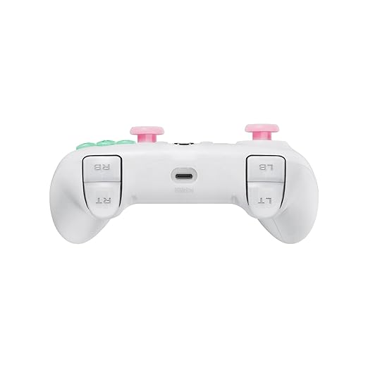 8BitDo Ultimate Mini Wired Controller for Xbox with RGB Lighting Fire Ring, Hall Effect Joysticks and Triggers, for Xbox Series X|S, Xbox One, Windows 10/11 - Officially Licensed (Translucent White)