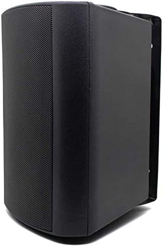 Herdio 4 Inch Outdoor Bluetooth Speakers Waterproof Wired 200 Watt,Indoor, Patio,Deck Wall Mount Speakers (Black)