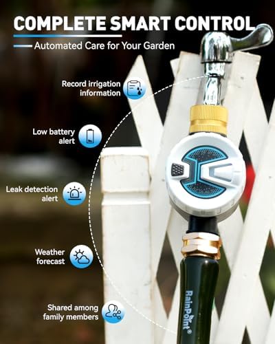 RAINPOINT WiFi Water Timer, Sprinkler Timer for Garden Hose with 2 WiFi Hubs