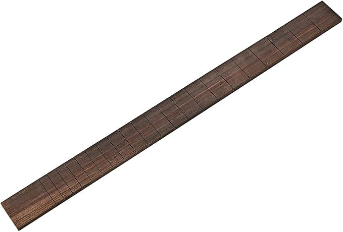 Guitar Fretboard With 21 Frets Maple Fingerboard for 3 String Cigar Box Guitar Replacement (Rosewood)，1Pcs