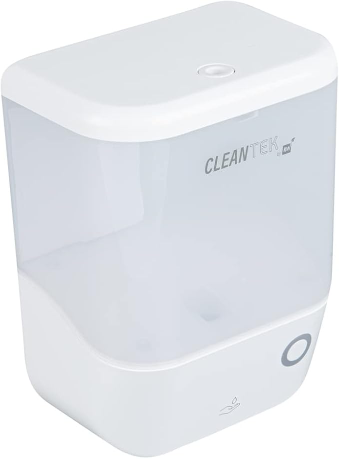 Restaurantware Clean Tek Professional 34 Ounce Automated Soap Dispenser 1 Touchless Wall-Mountable Soap Dispenser - With Security Key Clear Plastic Soap Dispenser Transparent For Liquid Soap