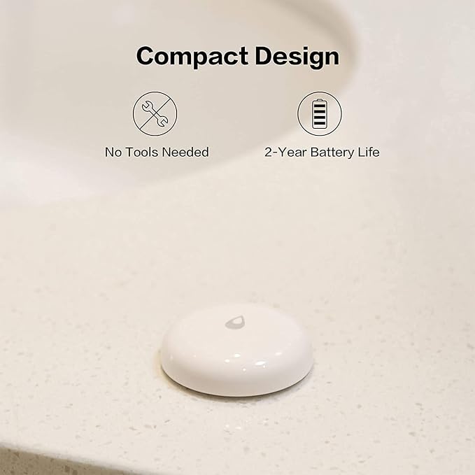 Aqara Water Leak Sensor 3 Pack and Smart Valve Controller T1 Kits,Supports App Remote Control Shutoff and Notifications,Works with HomeKit,Alexa,Google,IFTTT