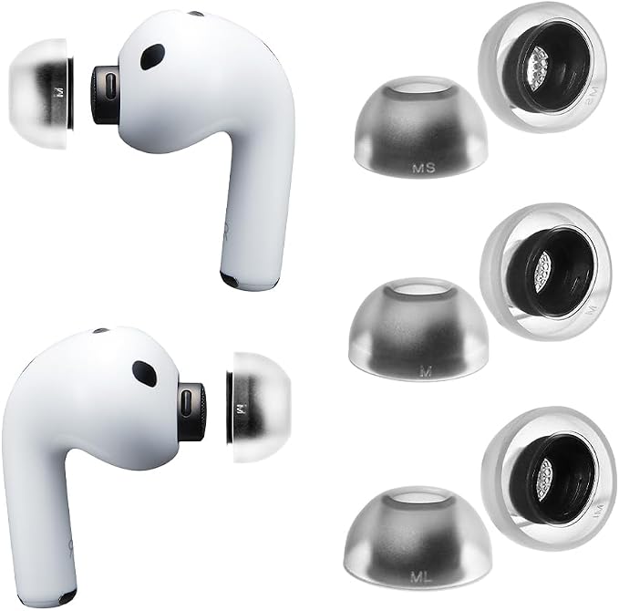 AZLA MAX AirPods Pro 3 Ear Tips, Medical Silicone Ear Tip Replacement