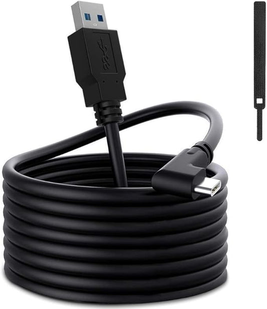 16FT Link Cable for Oculus Quest3/Quest 2, High Speed Data Transfer Charging Cable USB 3.0 to USB C Cable Charger for Oculus Quest 2 Accessories VR Headset Gaming to PC