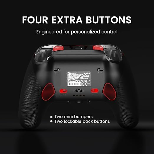 GameSir G7 Pro Wired Controller for Xbox Series X|S, Xbox One, Wireless Gamepad for PC&Android with TMR Sticks, Hall Effect Analog Triggers, 1000Hz Polling Rate, 3.5mm Audio Jack - Black