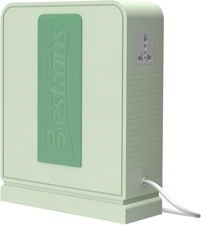 1000W Step Up Transformer 110v to 220v Converter, Heavy Duty Voltage Converter 110v-120v to 220v-240v with Dual Outlets, Overload Protection & Ultra-Quiet for Home Appliances,Light Green