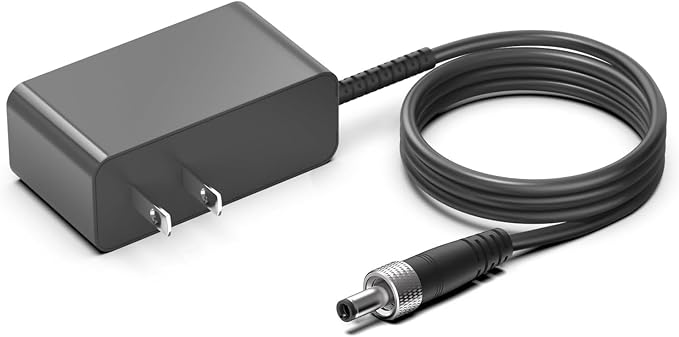HKY 12V 2A AC/DC Adapter for Hollyland Pyro 7 / S/H/Mars 400S Pro/II / 4K / M1 / M1 Enhanced/Cosmo C1 Wireless Video Transmission System Power Supply Cord Plug Charger with Screw Lock