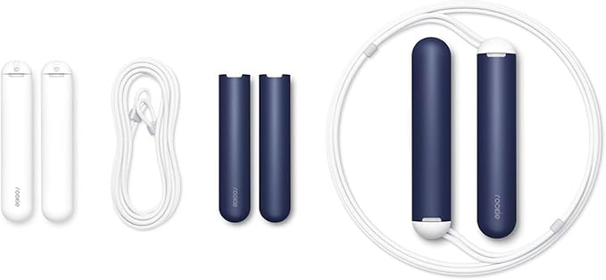 Tangram Smart Rope Rookie – Smart Jump Rope with Counter & App, Bluetooth Fitness Tracker, Adjustable Jump Rope for Weight Loss, Cardio, HIIT & Home Workouts