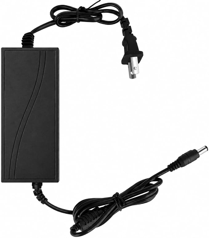 12V 5A Power Supply, Waysse 2 PCS Power Supply Adapter, AC DC Converter 100-220V to 12 Volt 5 Amp Transformer 5.5x2.1mm Plug for LED Strip Light