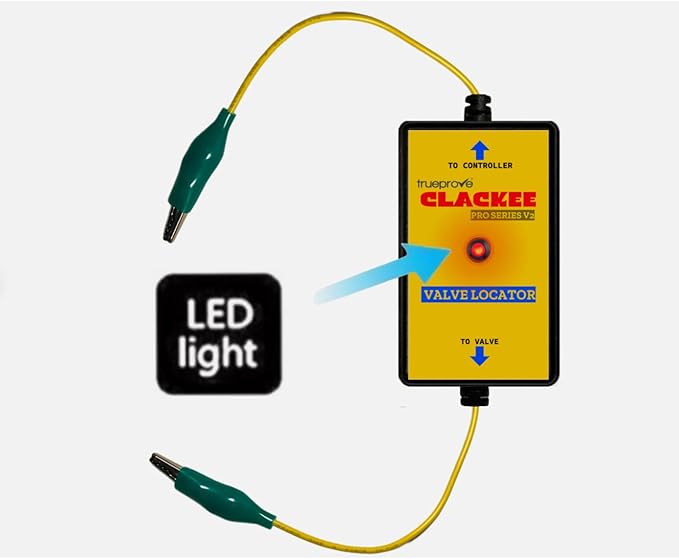 The Original Clackee PRO V2.1 Sprinkler Valve Locator Irrigation Buried Zone Finder Solenoid Clacker