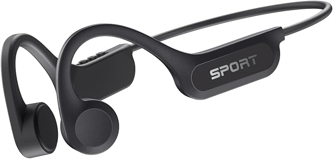 Yorlu Bone Conduction Headphones, 2026 Upgrade Open Ear Bluetooth 5.4 Headphones with Mic, 10Hrs Playtime Bone Conduction Earbuds, IP56 Waterproof Earphones for Workout, Hiking