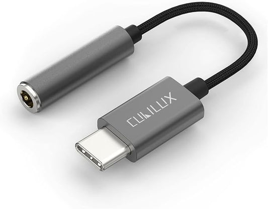 Cubilux USB C Headphone Adapter [96KHz/24bit DAC] Compatible with iPhone 17/16/15 Pro Max, iPad Pro 13/12.9/11, iPad Air 13/11, iPad 11/10, Type C to 3.5mm Audio Dongle