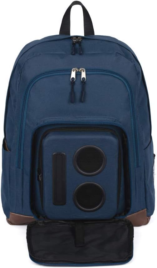 Super Real Bluetooth Speaker Backpack With 20-Watt Speakers & Subwoofer for Parties/Festivals/Beach. Works with iPhone & Android (Blue)