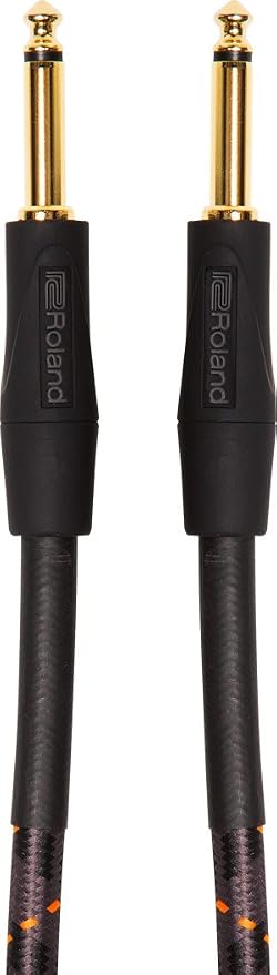 Roland Gold Series Instrument Cable, Straight/Straight 1/4-Inch Jack, 5-Feet
