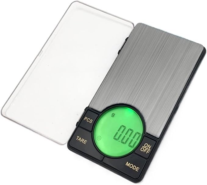 Precision Digital Pocket Weight Jewelry Scale with Large LCD Backlight 500G 0.01G(