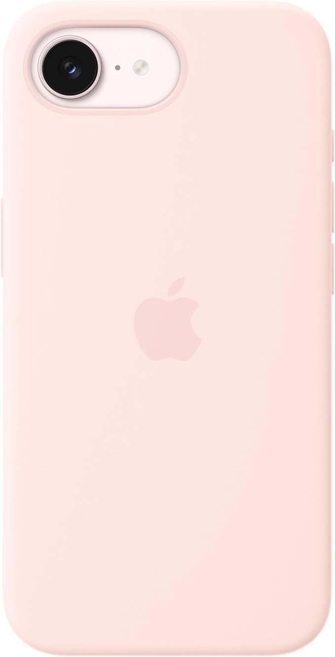 Apple iPhone 17e Silicone Case with MagSafe – Soft Pink