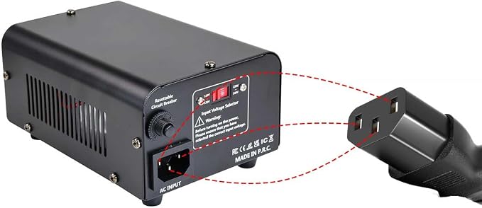 Yinleader 500W Voltage Transformer Power Converter(110V to 220V, 220V to 110V) Step Up/Down Converter 110/120 Volt - 220/240 Volt w/US Power Cord [300W Continuous Power]
