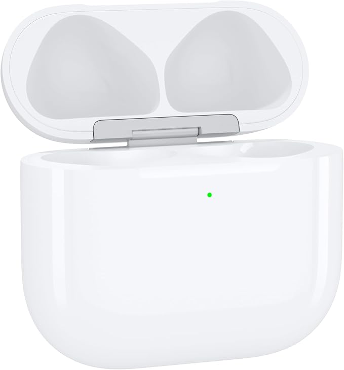 Wireless Charging Case Compatible with Airpod 4th Generation, Charger Case Replacement for Airpod 4th with Sync Button and Built-in 360 mAH Battery, No Earbuds Include