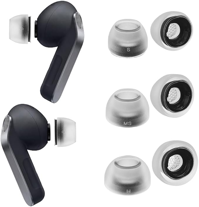 AZLA MAX for Galaxy Buds 4/3 Pro Ear Tips - Samsung-Certified Ear Tips | SMAPP-Certified, Galaxy Buds 4/3 Pro, Matte Surface, Pressure-Free, Comfortable Fit, Easy to Clean, Medical Silicone
