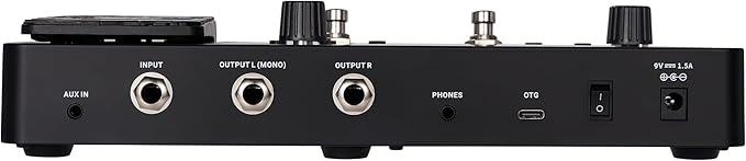 MOOER GE150 Plus Li Portable Multi Effects Pedal Battery-Powered Looper Three Footswitches Drum Machine with Expression, IR Loader, Preamp Pedal for Guitar and Bass