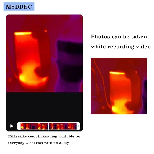 HT9606 Android Thermal Imager 96×96 IR | 96×96 ultra HD IR resolution, ±2℃ high accuracy, Type-C plug & play for Android, compact and portable for daily inspection