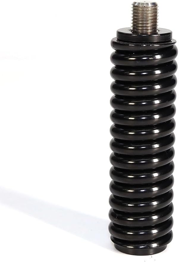 Prostick 2 Foot Fiberglass 1000 Watt Black CB Radio Antenna with Heavy Duty Black Stainless Steel Spring.