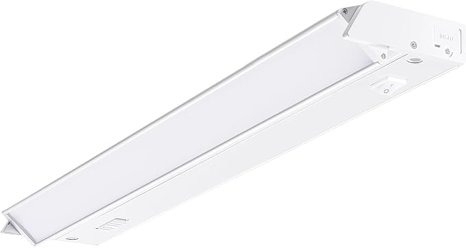 PARMIDA LED Swivel Under Cabinet Lighting, Hardwired or Plug-in Installation, 24 Inch, 14W, 5CCT Color Selectable - 2700K/3000K/4000K/5000K/6000K, Rotatable Lens, Dimmable, Linkable, 120V, 1120LM, ETL
