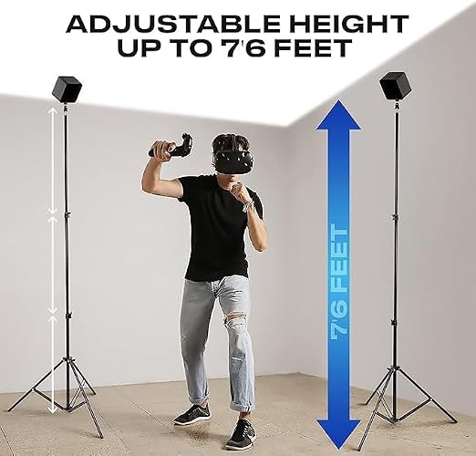 Skywin VR Tripod Stand for HTC Vive Base Station - 1 Adjustable Stand | Stable Tracking, Compatible with HTC Vive, Sensor Stand & Base Station Mount for Vive Sensors or Oculus Rift Constellation