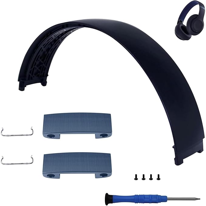 Studio Pro Replacement Headband & Hinge Replacement for Beats Studio Pro Headphone,Durable Parts Accessories Repair Kit Set(Navy)