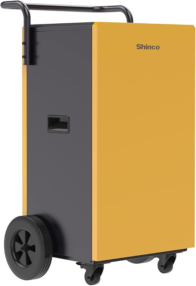 Shinco Commercial Dehumidifiers with Pump, 200 Pints Industrial Dehumidifier for Crawl Spaces, Basements Warehouse and Large Spaces up to 8,000 Sq Ft
