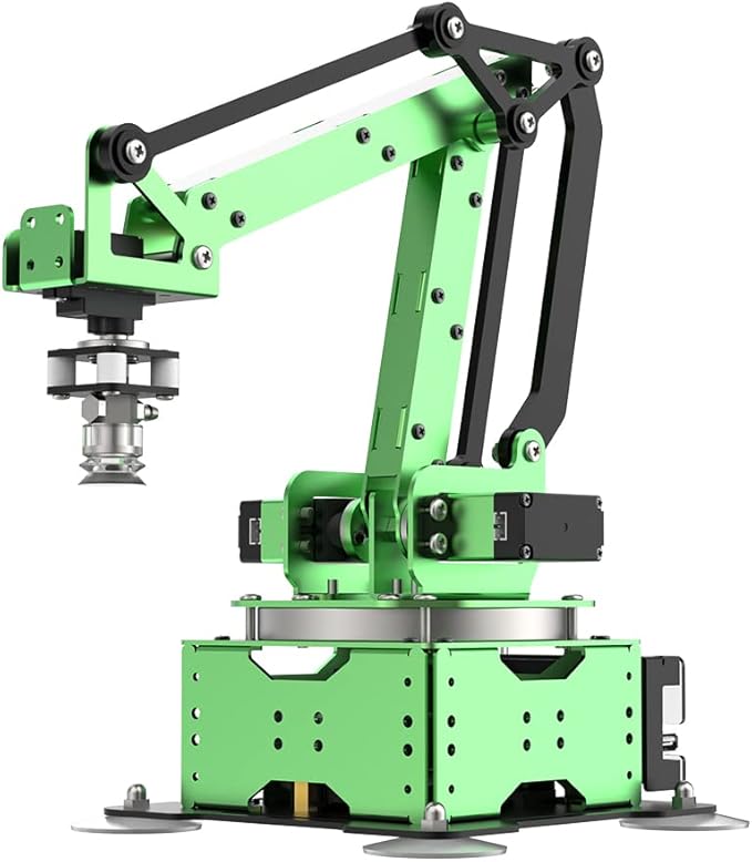 LewanSoul Robotic Arm Kit, MaxArm for Arduino Python Programming ESP32 Open Source Smart Robot Arm with Bus Servo, Suction Nozzle, WiFi Bluetooth Connection, STEM Science Education, Starter Kit