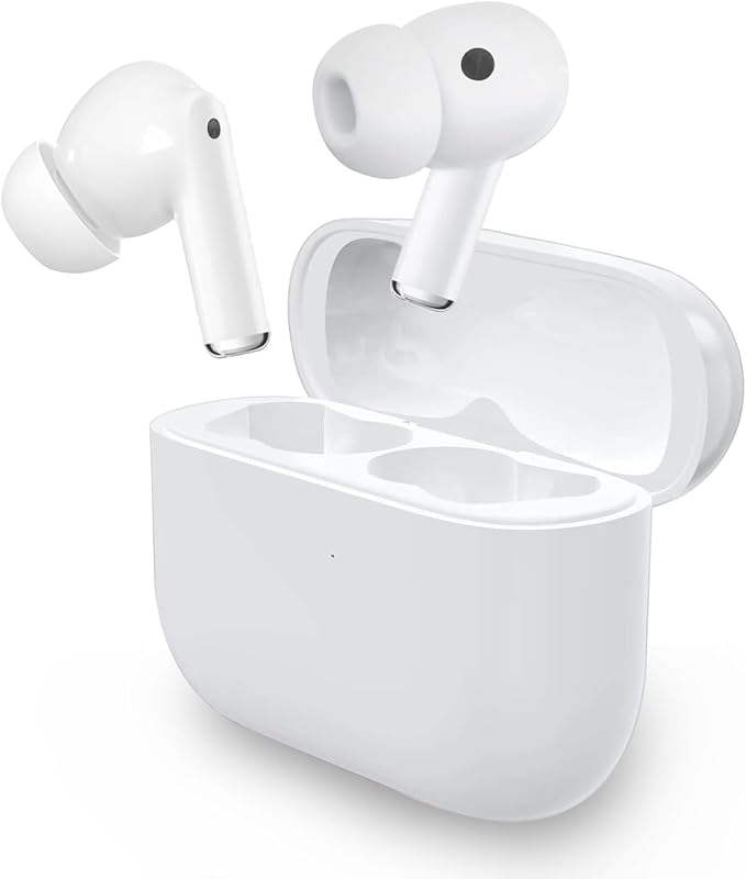 Dyale Wireless Ear Buds Airpod Pro (2nd Generation), Bluetooth Headphones with Charging Case Included, Over 32 Hours of Battery Life, Effortless Setup for iOS/Android