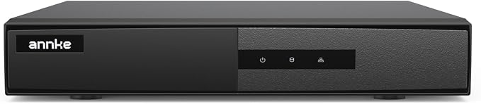 ANNKE 8 Channel DVR for Security Camera, 3K Lite Hybrid 5-in-1 CCTV Digital Video Recorder, Supports 8CH TVI/AHD/CVI/CVBS Analog and 2CH IP Cameras, 24/7 Recording for Home Surveillance, NO HDD, Black