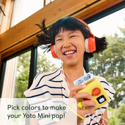 YOTO Mini (2024 Edition) + Adventure Jacket in Sweetcorn (Green) Bundle - All-in-1 Travel Device for Stories Music Podcast Radio White Noise Ok-to-Wake Alarm Clock, Use as Speaker or with Headphones