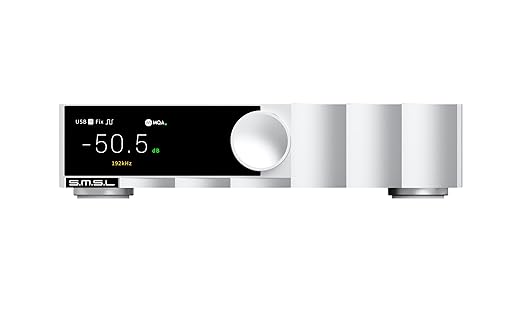 SMSL D200 Audio Decoder | USB/Optical/Coaxial/Bluetooth Input | MQA/MQA - CD Supported | ROHM BD34352EKV Chip | Compatible with Amplifiers/Headphone Amps/Phones/Computers