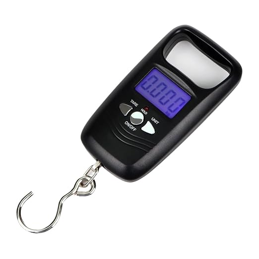 Luggage Weight Scale, 4pcs 50KG Portable Electronic Scale Mini Hanging Scale LCD Backlight Digital Pocket Scales Luggage Weighting Fishing Hook Balance,for Travel
