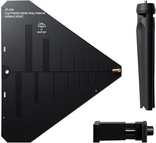 AURSINC ZA-048 LDPA Log-Periodic Dipole Array Antenna 400MHz-8GHz for Tinysa Ultra Spectrum Analyzer