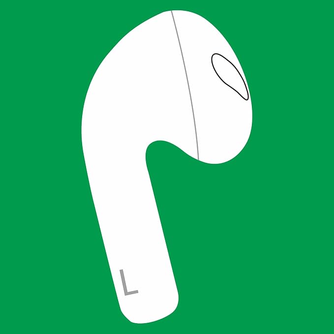 Meenova A2564 Single Left Ear Side Only, OEM Left Earbud Replacement for Pod (3rd Generation), Compatible with Original Pods 3 A2897 A2566, Air Earphones, Charging Case Earpad (Left A2564)